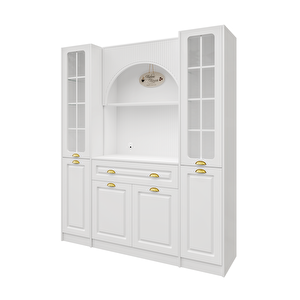 Guneystore Armoni Gold Maxi Kahve Köşesi Komple Mdf - Ücretsiz Montaj