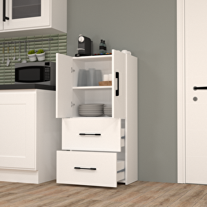 Şahane No.6 Mutfak Dolabı Beyaz-beyaz