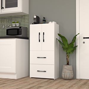 Şahane No.6 Mutfak Dolabı Beyaz-beyaz