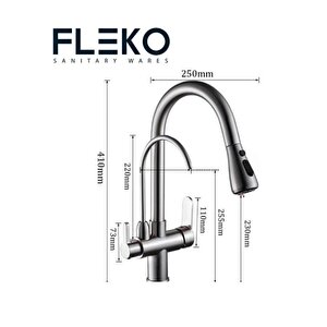 Dual Inox Spiralli Arıtmalı Mutfak Eviye Bataryası