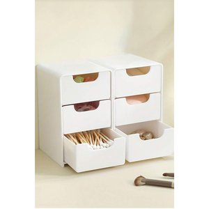 Tidy 2 Adet Mini Çekmece Organizer 3 Çekmeceli Çok Amaçlı Düzenleyici-takı Hobi Aksesuar Organizeri