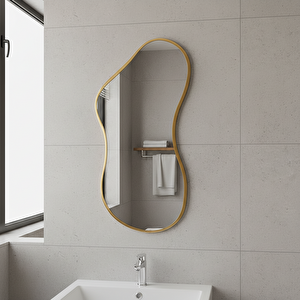 Modern Kıvrımlı Form Mdf Ayna – 5 Farklı Boy Seçeneği 40x72 cm