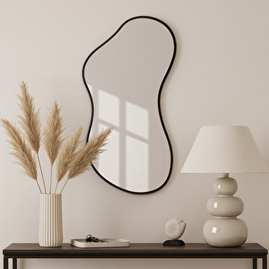 Modern Kıvrımlı Form Mdf Ayna – 5 Farklı Boy Seçeneği 65x117 cm