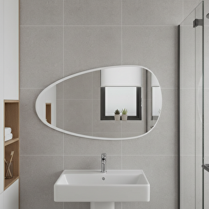 Modern Asimetrik Yatay Mdf Ayna – 4 Boy Seçeneği 60x120 cm