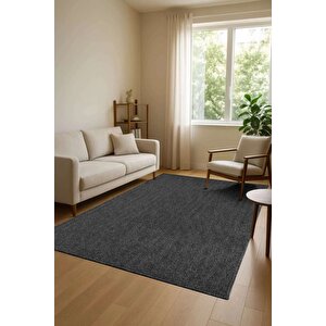 Venüs Sisal Antrasit Modern Dokuma Kilim Hasır Halı