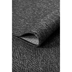 Venüs Sisal Antrasit Modern Dokuma Kilim Hasır Halı