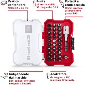 Delici Ve Vidalama Uç Seti 32 Parça Xs-case Kutu - 49118693