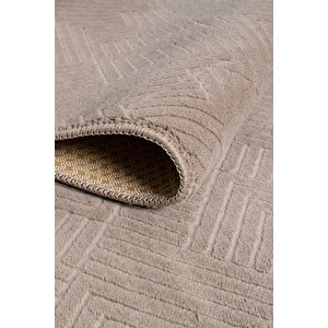 Rölyef Aden Vizon Kaymaz Taban Kesme Halı Yolluk Pon Pon 150x350 cm