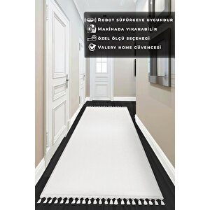 Vl Yuvarlak Comfort Ponpon Saçaklı Peluş 120x450 cm