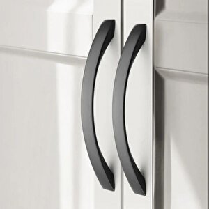 Marelli Rossa Black Siyah 160 Mm Mobilya Dolap Kulbu