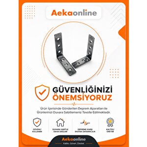 Ae-3071 Patentli İdeal Aynalı Beyaz Vestiyer Portmanto Ayakkabılık Raflı Askılıklı Beyaz