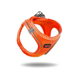 Air-mesh Harness Köpek Göğüs Tasması, Neon Turuncu, 2xs 5 (XXS)
