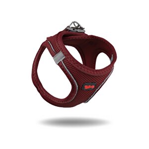 Air-mesh Harness Köpek Göğüs Tasması, Bordo, Xs XS