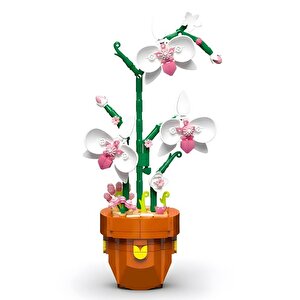 Flowers Yapı Taşı Serisi Kelebek Orkide Çiçek Yapım Seti 379 Parça 11610