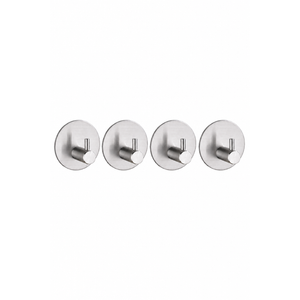 4 ADET Oval Paslanmaz Çelik Banyo Askısı/Bornoz Askısı / Havlu Askısı/ Lif Askı /Havluluk - YENİ TASARIM