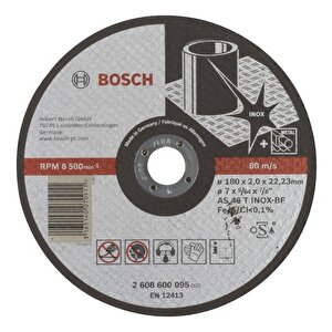 - 180*2,0 Mm Expert Serisi Düz Inox (paslanmaz Çelik) Kesme Diski (taş) 2608600095