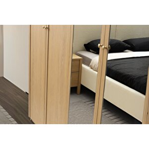 Folt Brown 6 Kapılı Gardırop