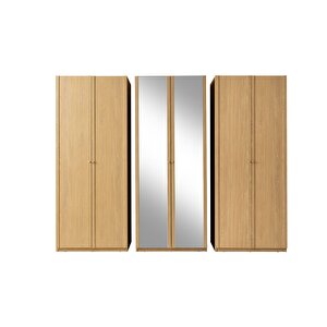 Folt Brown 6 Kapılı Gardırop