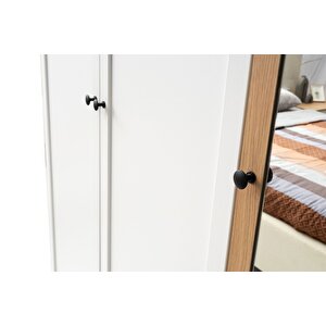Mony White 6 Kapılı Gardırop