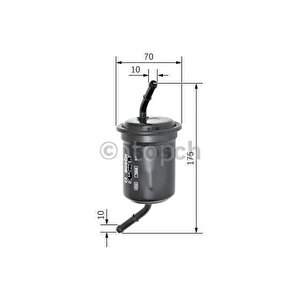 Mazda 323 P 1.3i Hatchback (10.1996 - 09.2000) Bosch Filtre Seti Filitre