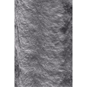 Louis Casa Bunny Antrasit En Trend Post Halı Peluş Halı Yıkanabilir Kaymaz Taban Yatak Odası 160x230 cm