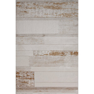 Luxess Valeria 1070 Gold Halı Kilim Kaymaz Taban Yıkanabilir Salon Mutfak Kesme Yolluk 120x200 cm
