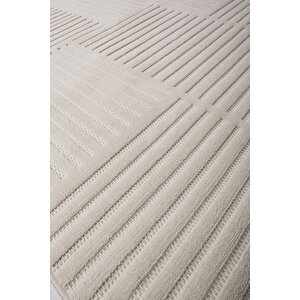 Enti Prag 9204 Bej Halı Yolluk Modern Salon Halısı Antre Hol 120x500 cm