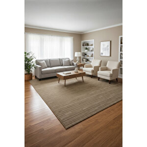 Antik 1805 Bej Hav Toz Vermez Kolay Temizlenen Salon Halısı Yolluk Koridor Halısı 200x300 cm
