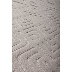 Enti Prag 9212 Bej Halı Yolluk Modern Salon Halısı Antre Hol 120x350 cm