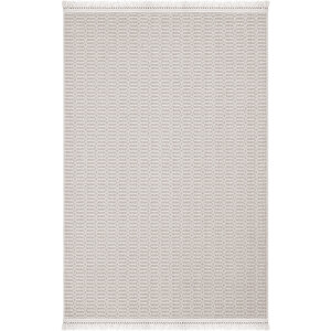 Seyran Loopy 621 Krem Halı Ince Mutfak Kilim Salon Kesme Halı Yolluk 120x400 cm