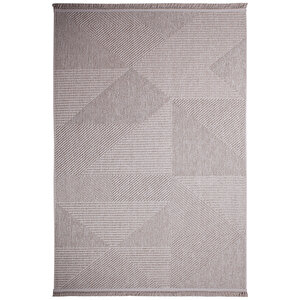 Enti Vega 1455 Vizon Yumuşak Dokulu Halı Salon Mutfak Kesme Yolluk Halısı 100x350 cm