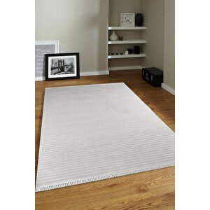 Enti Prag 9215 Gri Halı Yolluk Modern Salon Halısı Antre Hol 160x200 cm