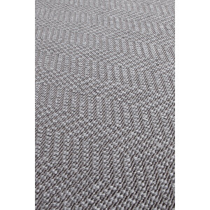 Antik 1810 Gri Hav Toz Vermez Kolay Temizlenen Salon Halısı Yolluk Koridor Halısı 80x450 cm