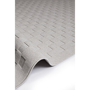 Enti Togo 7514 Krem Hav Toz Vermez Hasır Dokulu Koridor Mutfak Salon Kesme Halı 160x300 cm