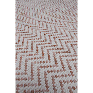 Enti Piana 1110 Taba Halı Kilim Kaymaz Taban Yıkanabilir Salon Mutfak Kesme Yolluk 100x450 cm