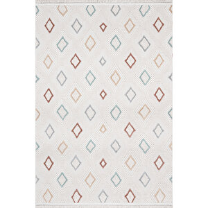 Luxess Dizayn 1101 Multi Kaymaz Taban Kesme Yolluk Mutfak Halısı Modern Salon Halısı 100x200 cm