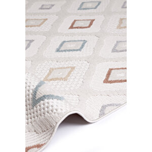 Luxess Dizayn 1101 Multi Kaymaz Taban Kesme Yolluk Mutfak Halısı Modern Salon Halısı 100x200 cm