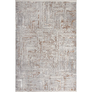 Madrid 1005 Vizon Halı Kilim Kaymaz Taban Salon Mutfak Kesme Yolluk Makine Halısı 200x250 cm