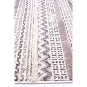 Enti Step 2207 Gri Hav Toz Vermez Yumuşak Dokulu Mutfak Koridor Oturma Grubu Halı 120x350 cm
