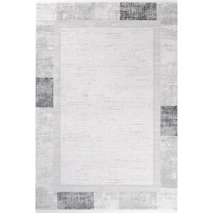 Enti Nita 1201 Gri̇ Hav Toz Vermez Kolay Temizlenen Salon Halısı Yolluk Koridor Halısı 80x150 cm