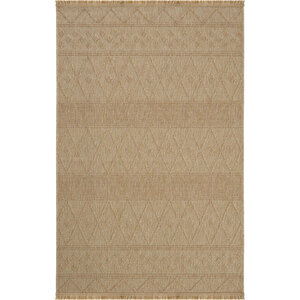 Seyran Loopy 620 Bej Halı Ince Mutfak Kilim Salon Kesme Halı Yolluk 160x250 cm