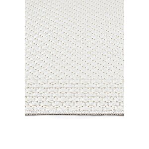 Woolhome Naturel Sisal 2001 Krem Krem Kolay Temizlenebilen Kaymaz Salon Mutfak Halısı 100x300 cm
