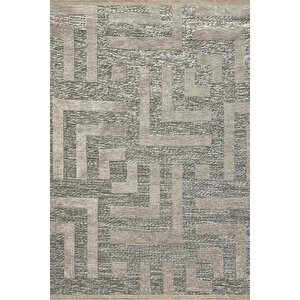 Decoser Hereke 059 Vizon Hav Toz Vermez Salon Halısı Kesme Halı Yolluk 100x350 cm