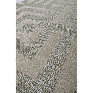 Decoser Hereke 059 Vizon Hav Toz Vermez Salon Halısı Kesme Halı Yolluk 100x350 cm