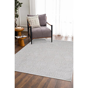 Enti Akik 8609 Gri Halı Kilim Salon Mutfak Kesme Yolluk Dokuma 120x180 cm