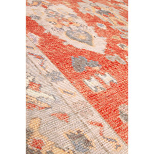 Norm Halı Allure 61-030 Kırmızı Eskitme Halı Etnik Otantik Dokuma Şönil Yıkanabilir Salon Halısı 230x330 cm
