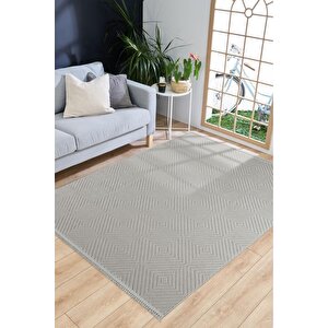 Enti Prag 9208 Bej Halı Yolluk Modern Salon Halısı Antre Hol 160x200 cm