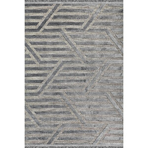 Decoser Hereke 062 Gri Hav Toz Vermez Salon Halısı Kesme Halı Yolluk 80x500 cm