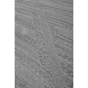 Decoser Hereke 062 Gri Hav Toz Vermez Salon Halısı Kesme Halı Yolluk 80x500 cm