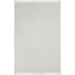 Seyran Loopy 622 Krem Halı Ince Mutfak Kilim Salon Kesme Halı Yolluk 100x300 cm